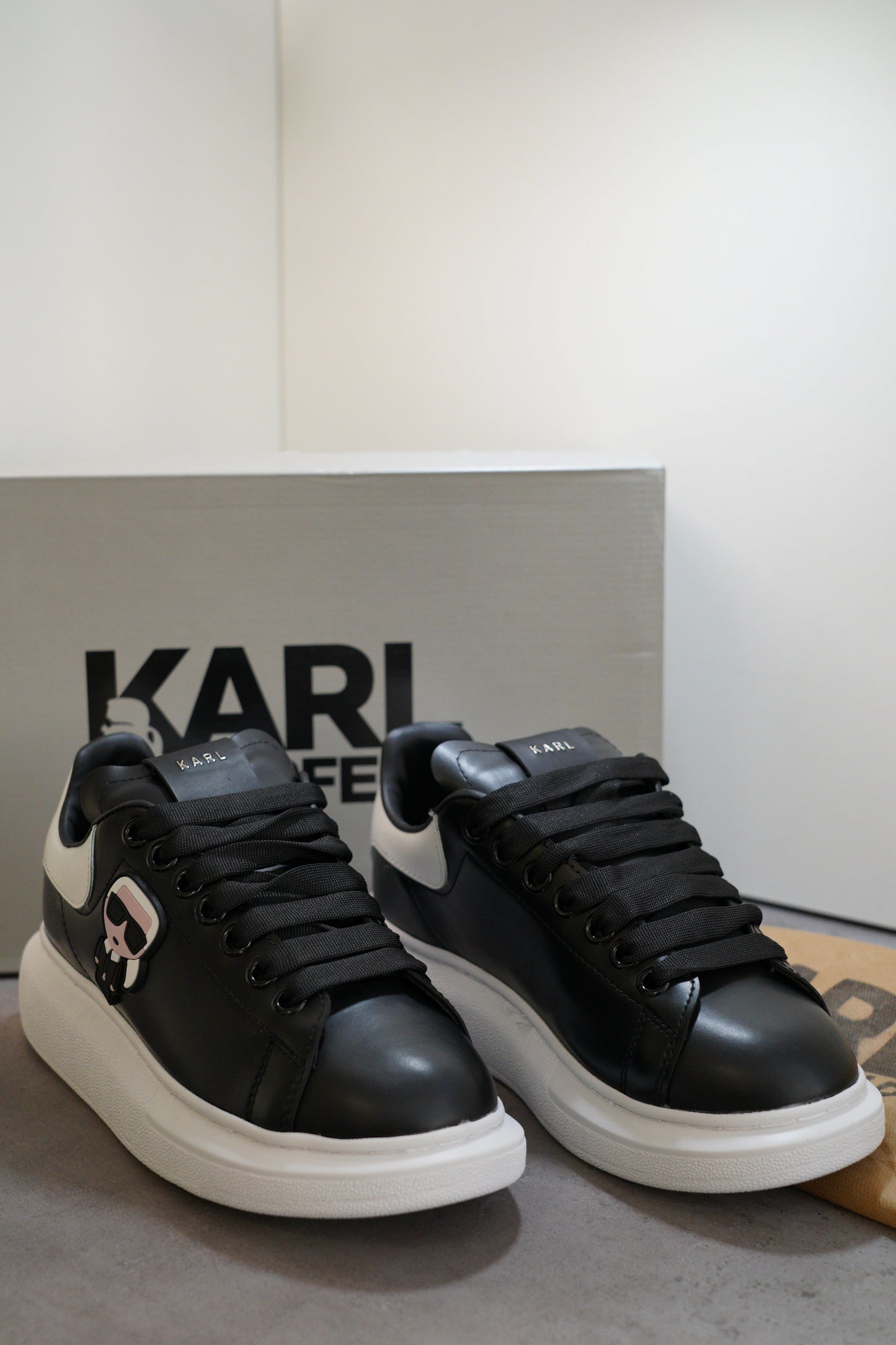 Adidasi Karl Lagerfeld Negru-Alb