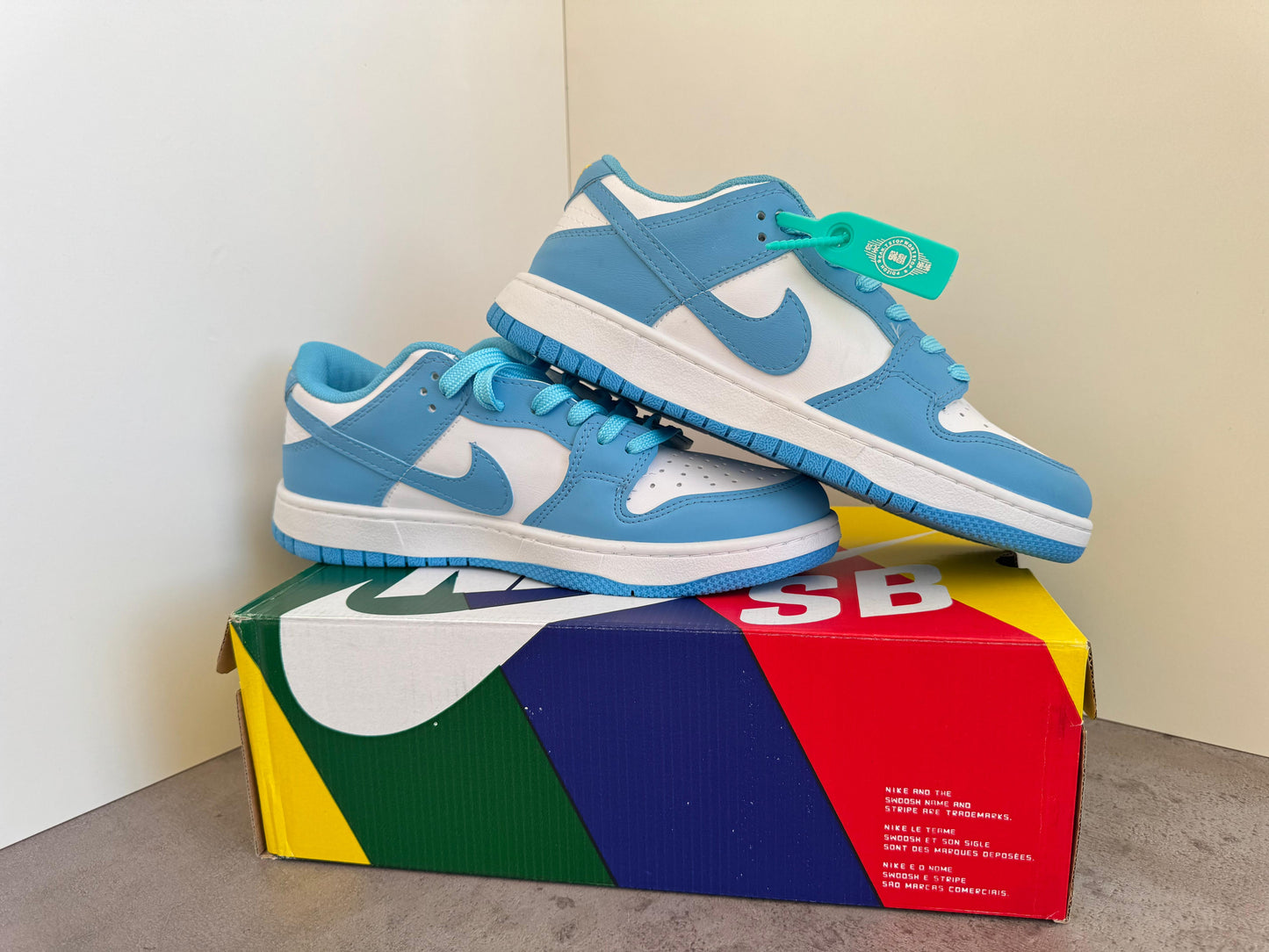 Nike Dunk Albastru-Alb