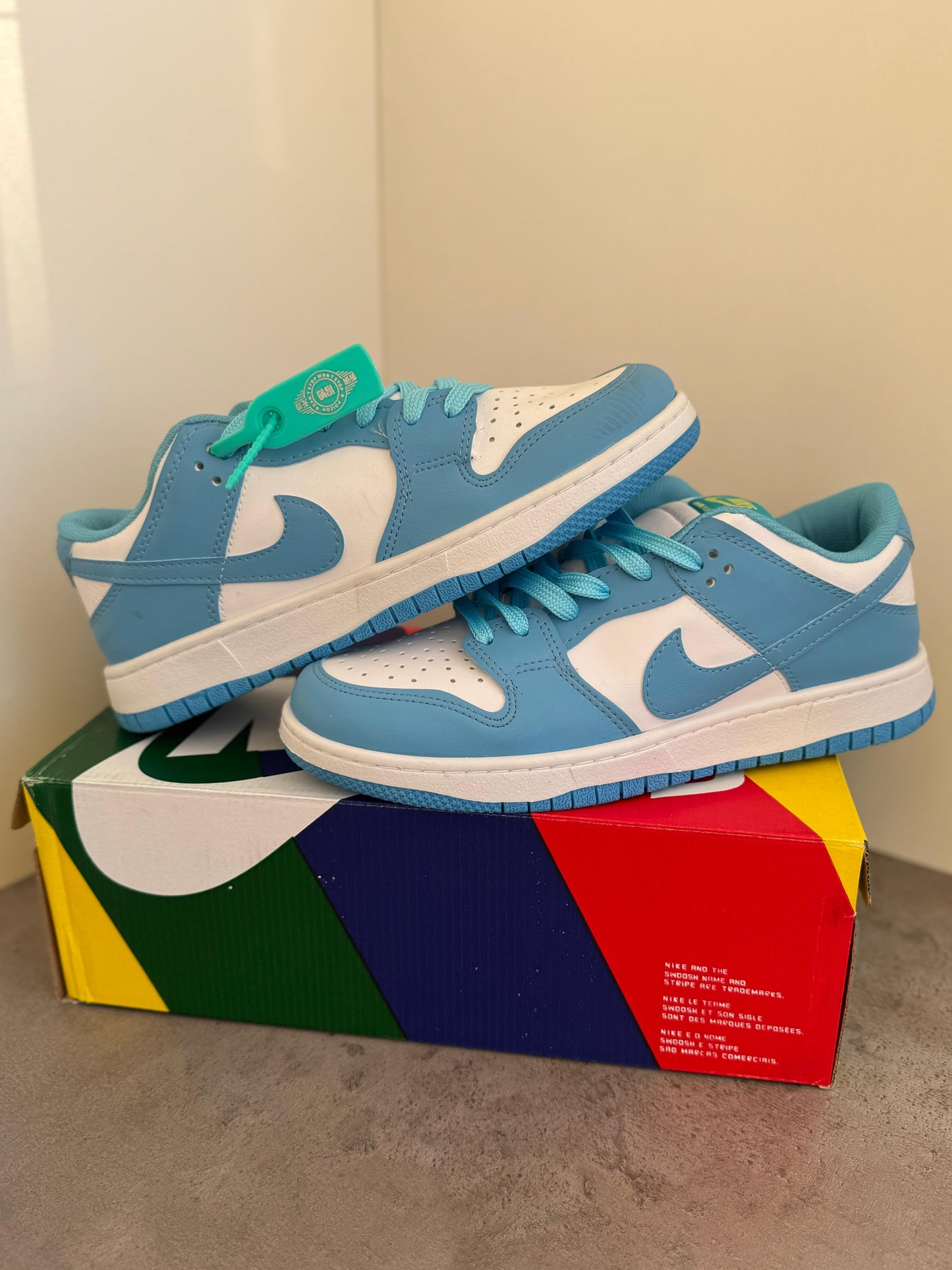 Nike Dunk Albastru-Alb
