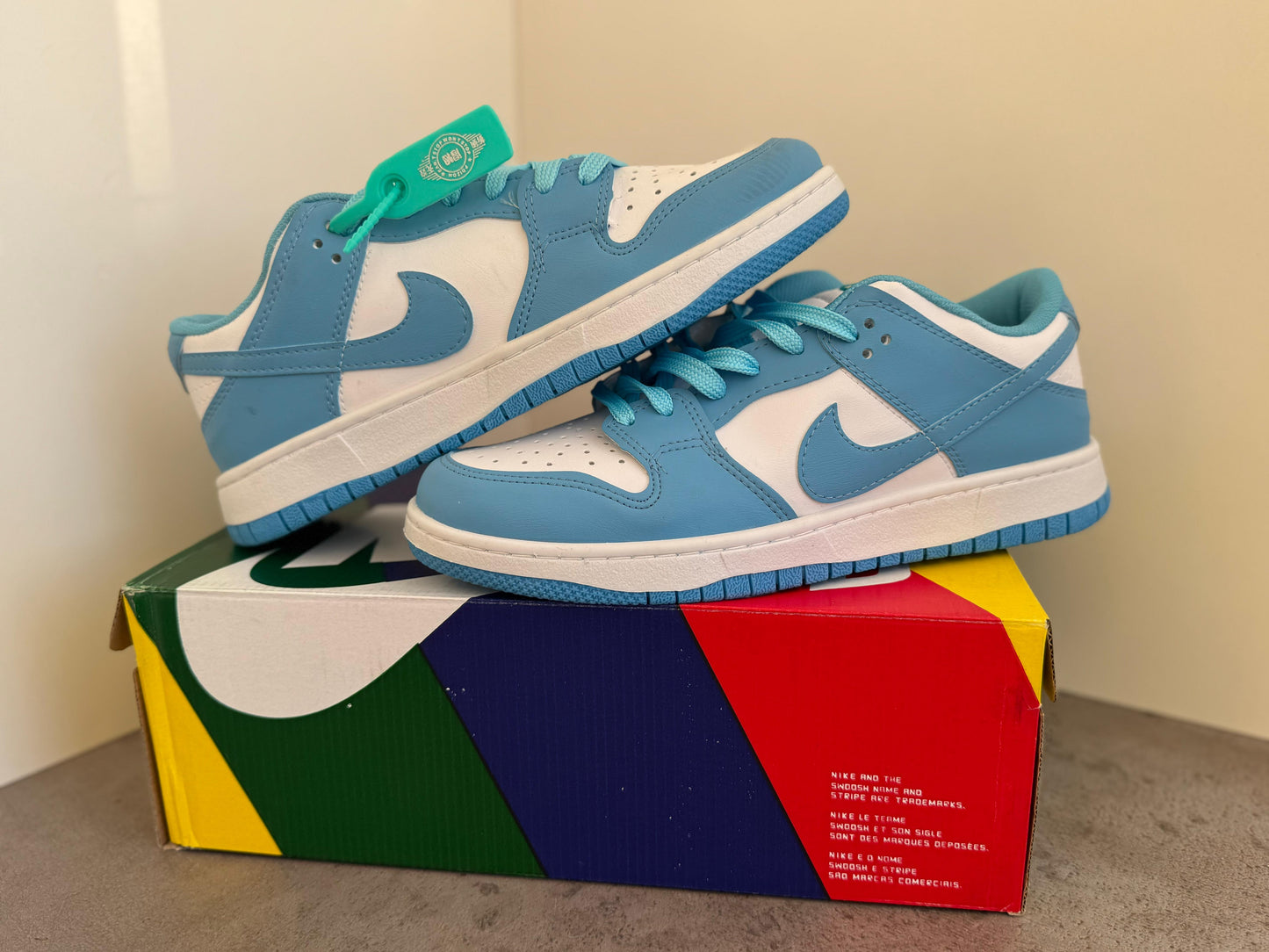 Nike Dunk Albastru-Alb