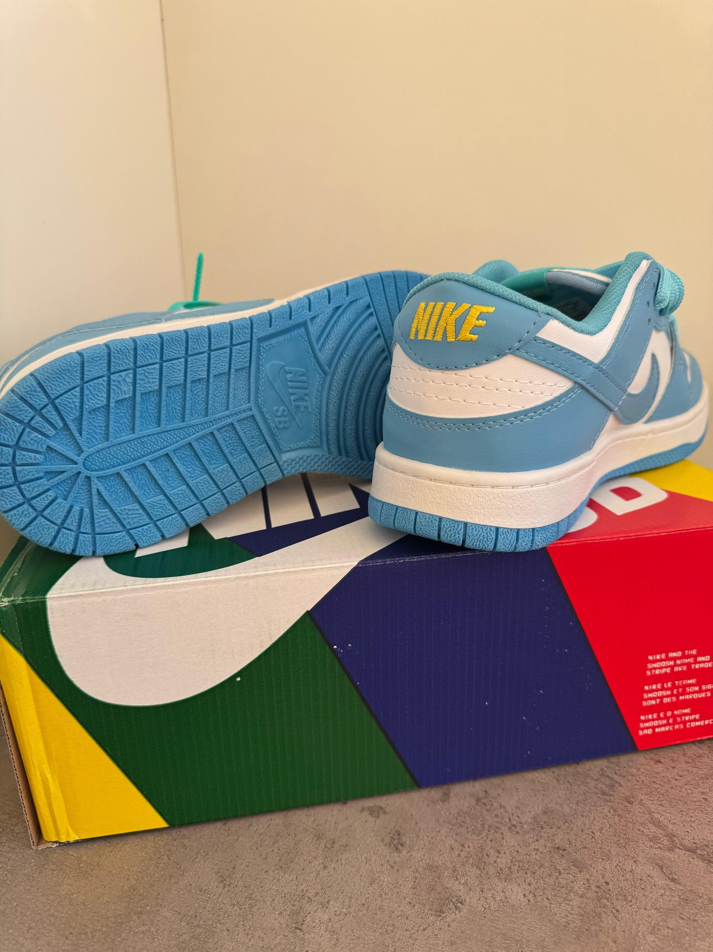 Nike Dunk Albastru-Alb