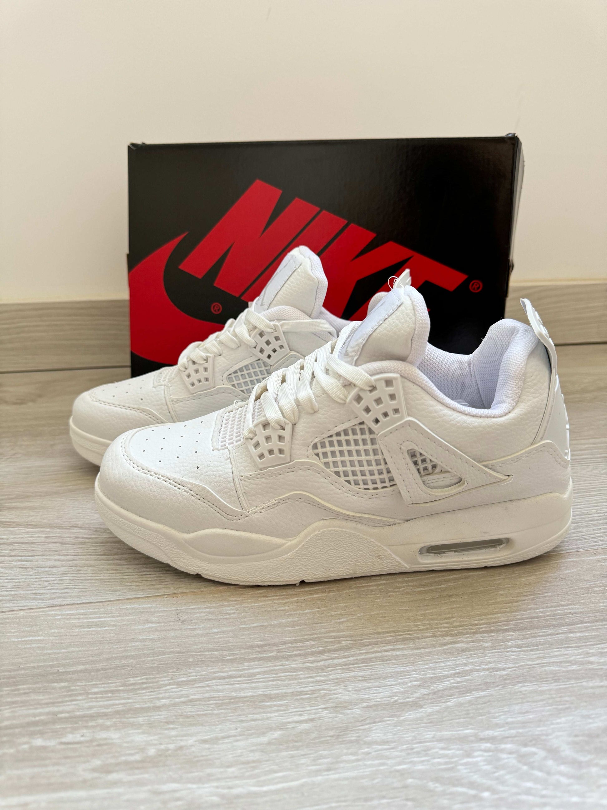 Jordan 4 White Pure Money