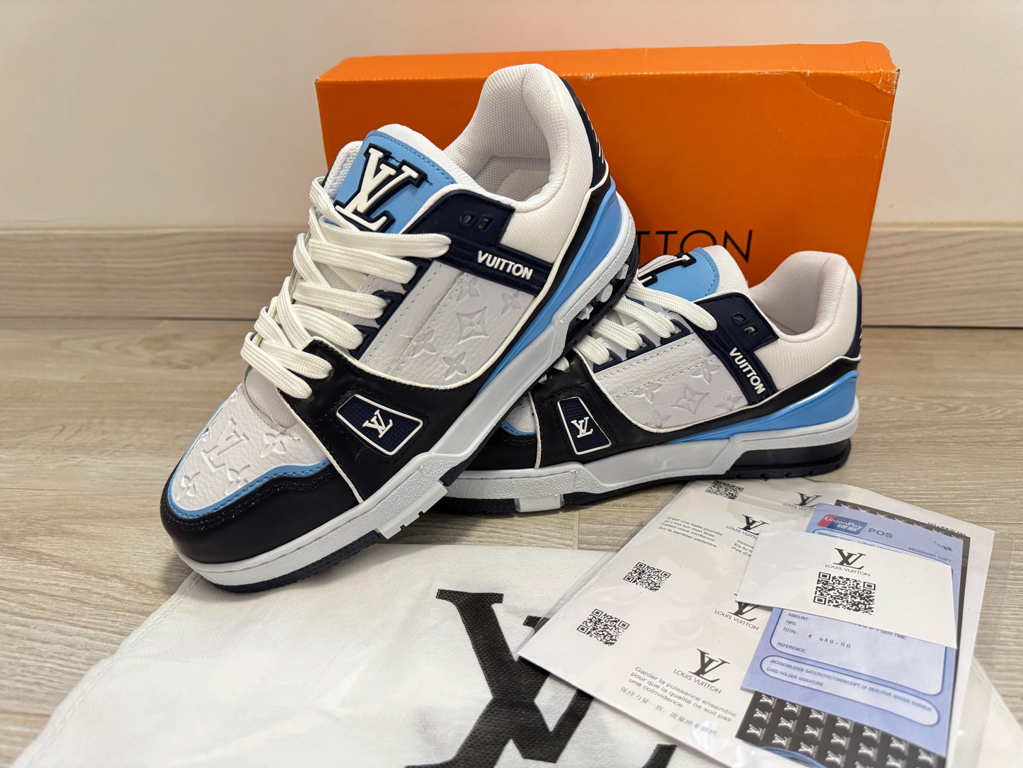 Adidasi Louis Vuitton - Trainers Sneaker Blue-Alb