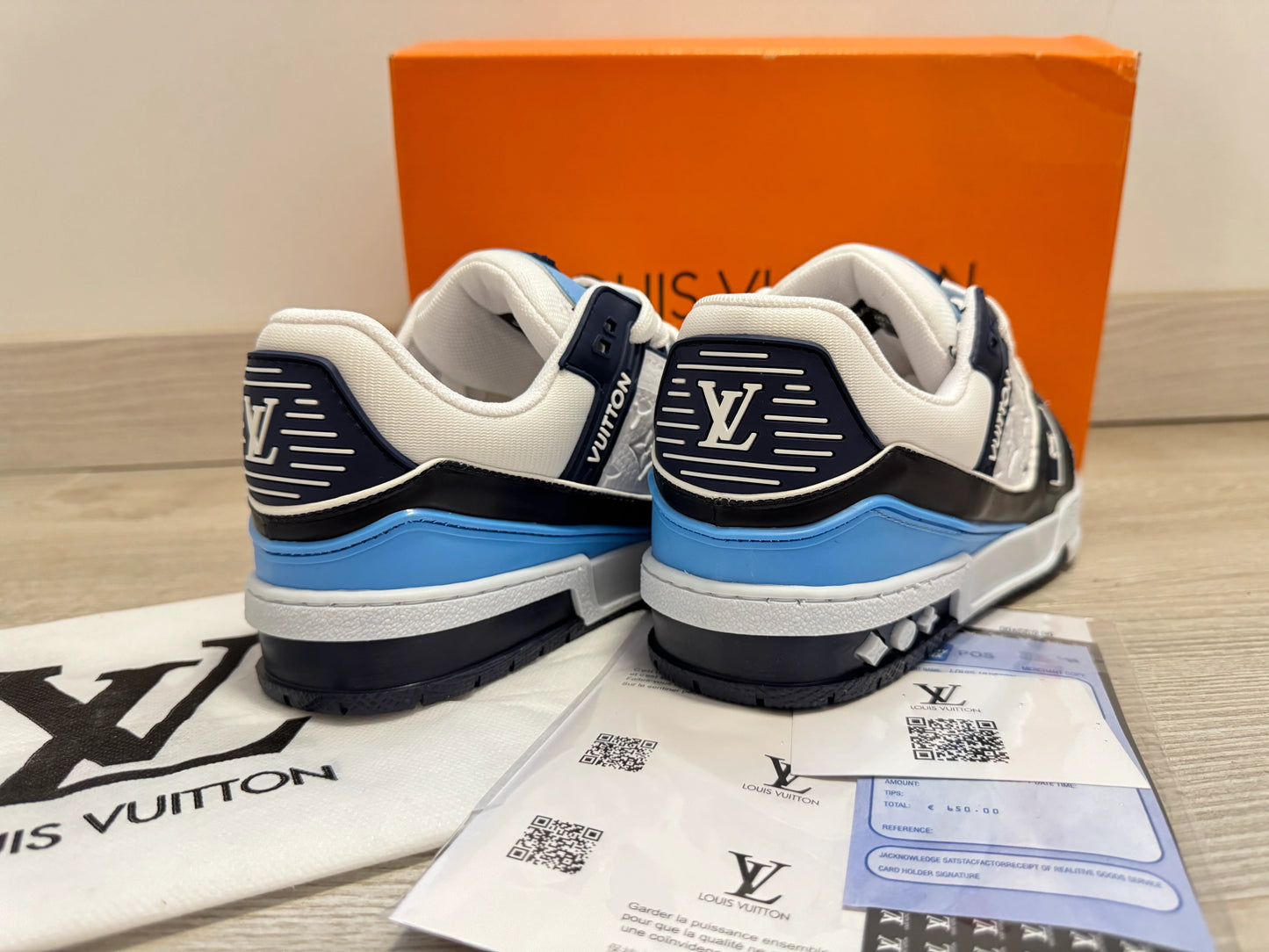 Adidasi Louis Vuitton - Trainers Sneaker Blue-Alb
