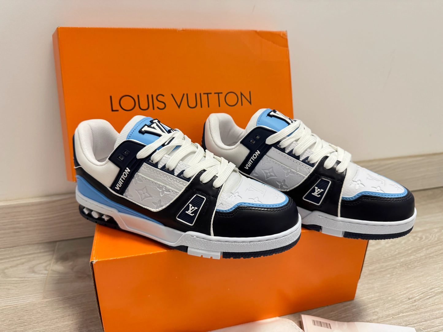 Adidasi Louis Vuitton - Trainers Sneaker Blue-Alb