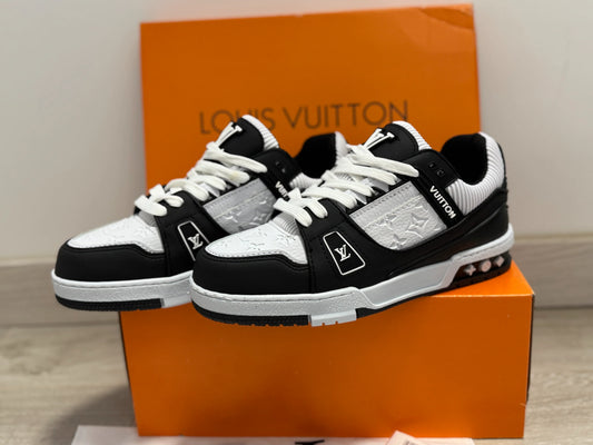 Adidasi Louis Vuitton - Trainers Sneaker Negru-Alb