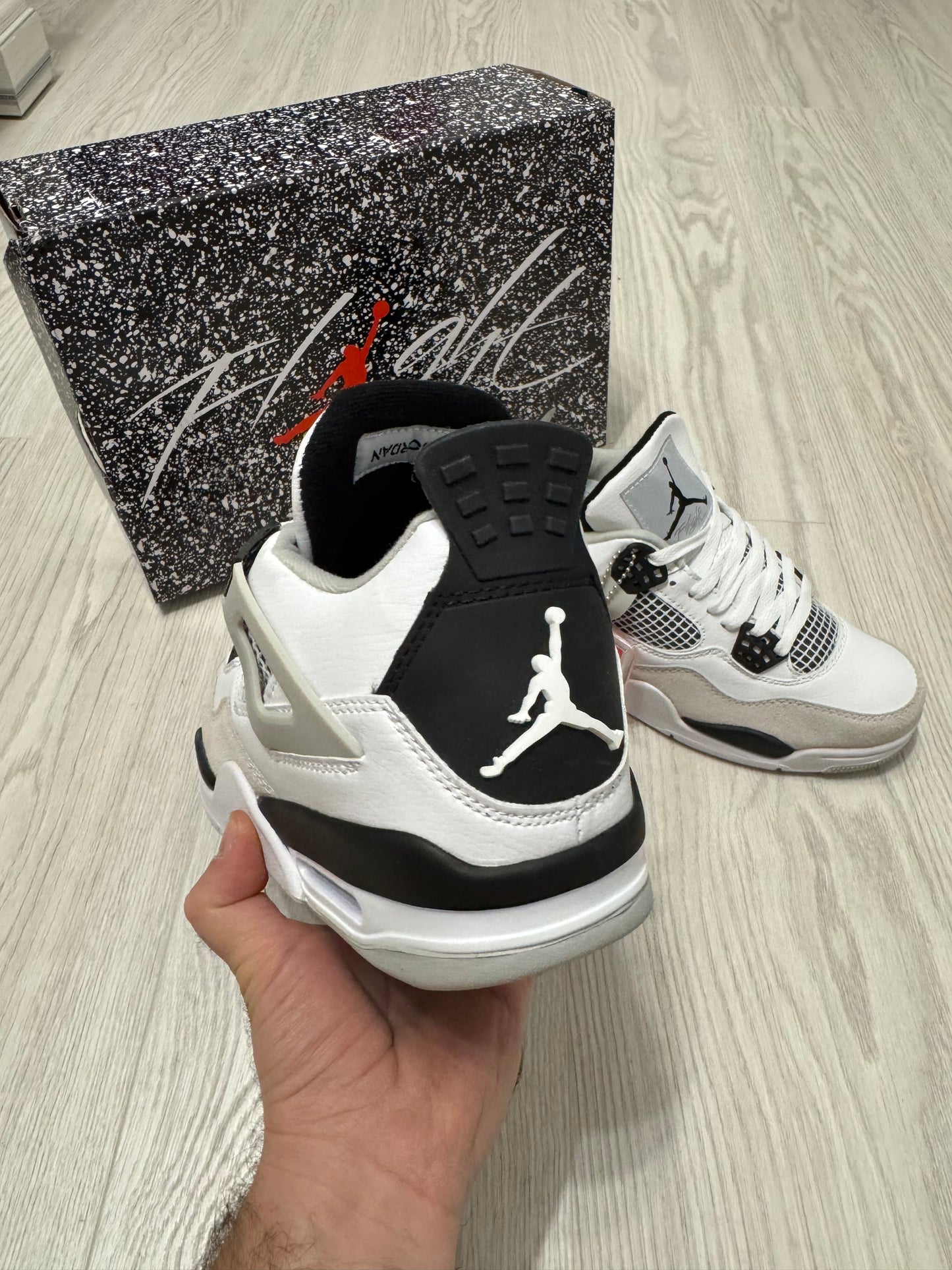 JORDAN 4 Retro Military Black