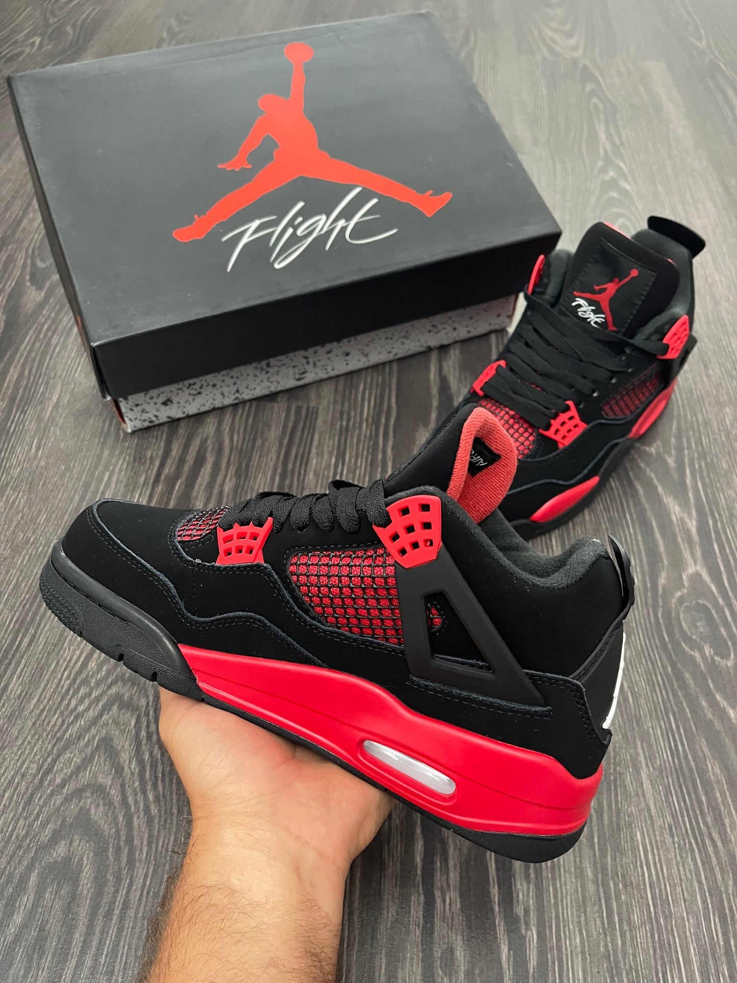 JORDAN 4 Retro Red Thunder