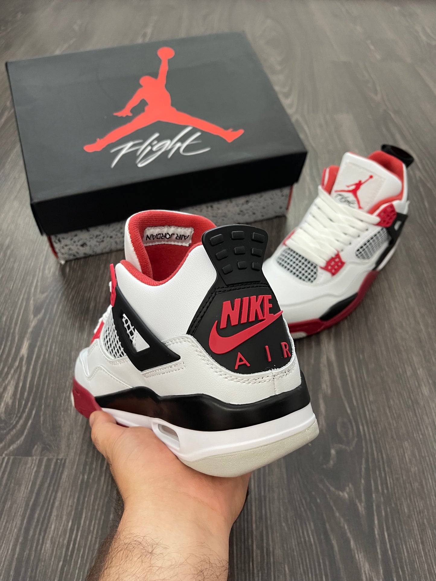 JORDAN 4 Retro Fire Red