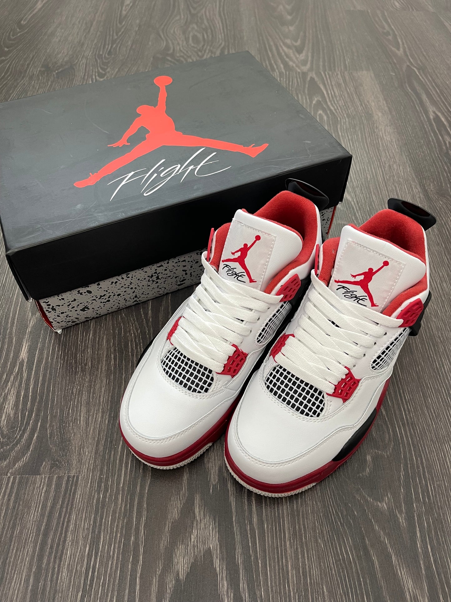 JORDAN 4 Retro Fire Red