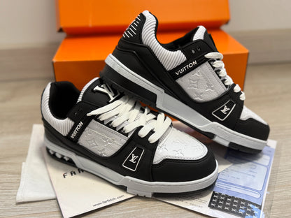Adidasi Louis Vuitton - Trainers Sneaker Negru-Alb